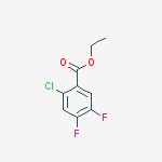 Structure of Ethyl 2-chloro-4,5-difluorobenzoate