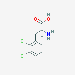 2,3-Dichloro-DL-Phenylalanine结构式