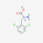 2,6-Dichloro-DL-Phenylalanine结构式