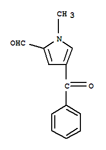 Structure of 4-BENZOYL-1-METHYL-1H-PYRROLE-2-CARBALDEHYDE