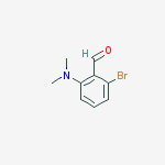 2-Bromo-6-(dimethylamino)benzaldehyde结构式