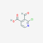 Structure of 2-Chloro-3-formylisonicotinic acid