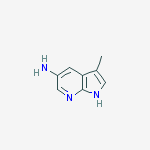 Structure of 3-methyl-1h-pyrrolo[2,3-b]pyridin-5-amine