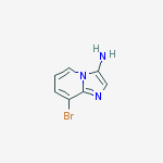 Structure of 8-bromoimidazo[1,2-a]pyridin-3-amine