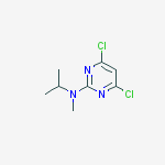 Structure of 4,6-Dichloro-N-isopropyl-N-methylpyrimidin-2-amine