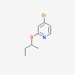 Structure of 4-broMo-2-sec-butoxypyridine
