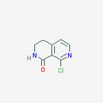 Structure of 8-chloro-3,4-dihydro-2h-2,7-naphthyridin-1-one