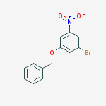 Structure of 1-(benzyloxy)-3-bromo-5-nitrobenzene