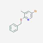Structure of 2-(benzyloxy)-5-broMo-3-Methylpyridine
