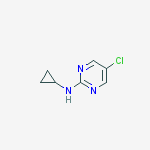 Structure of (5-CHLORO-PYRIMIDIN-2-YL)-CYCLOPROPYL-AMINE