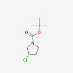 Structure of 1-BOC-3-Chloro-pyrrolidine