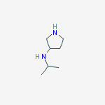 Structure of N-isopropylpyrrolidin-3-amine