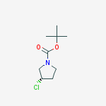 Structure of (S)-1-BOC-3-Chloro-pyrrolidine