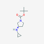 Structure of (S)-1-BOC-3-Cyclopropylamino-pyrrolidine