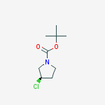 Structure of (R)-1-BOC-3-Chloro-pyrrolidine