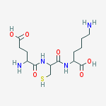 L--Glutamyl-L-cysteinyl-L-lysine结构式