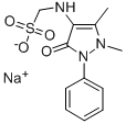 Structure of [(2,3-Dihydro-1,5-dimethyl-3-oxo-2-phenyl-1H-pyrazol-4-yl)amino]methanesulfonic acid sodium