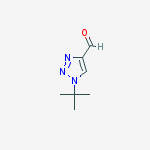 Structure of 1-tert-butyltriazole-4-carbaldehyde