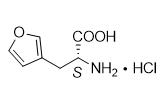 Structure of (S)-2-Amino-3-(furan-3-yl)propanoic acid hydrochloride