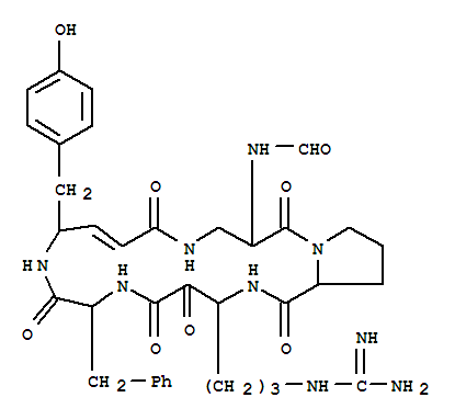 Structure of cyclotheonamide A