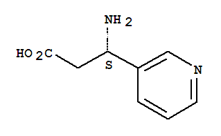 Structure of (S)-3-AMINO-3-(3-PYRIDYL)-PROPIONIC ACID