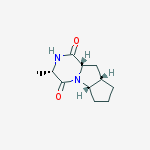 (2S,6S,8S,11S)-1,10-DIAZATRICYCLO[6.4.01,8.02.6]DODECAN-9,12-DIONE结构式