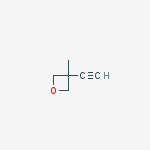 Structure of 3-ethynyl-3-methyloxetane