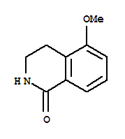 Structure of 5-METHOXY-3,4-DIHYDRO-1(2H)-ISOQUINOLINONE