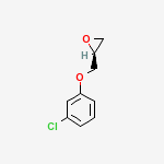 Structure of (S)-2-((3-CHLOROPHENOXY)METHYL)OXIRANE