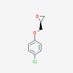 Structure of (S)-2-((4-CHLOROPHENOXY)METHYL)OXIRANE