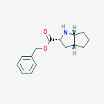 Structure of (R,R,R)-2-AZABICYCLO[3.3.0]OCTANE-3-CARBOXYLIC ACID, BENZYL ESTER