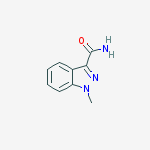 1-Methyl-1H-indazole-3-carboxaMide结构式