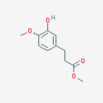 Structure of 3-Hydroxy-4-Methoxybenzenepropanoic Acid Methyl Ester