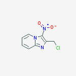 Structure of Imidazo[1,2-a]pyridine, 6-bromo-3-chloro-