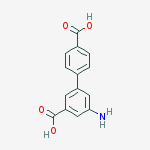 3-amino-5-(4-carboxyphenyl)benzoic Acid结构式