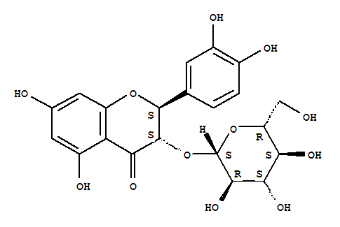 (2S,3S)-(-)-蚊母树苷结构式