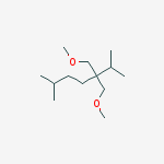 Structure of 2-isopropyl-2-(1-methylbutyl)-1,3-dimethoxypropane