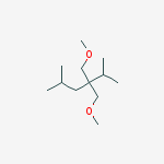 Structure of 3,3-BIS(METHOXY-METHYL)-2,5-DIMETHYLHEXANE