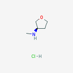 Structure of (R)-N-Methyltetrahydrofuran-3-amine hydrochloride