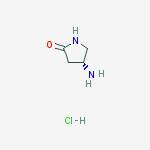 Structure of (R)-4-aMinopyrrolidin-2-one hydrochloride