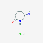 Structure of 6-aMinoazepan-2-one hydrochloride