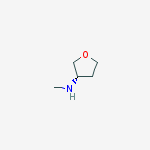 Structure of (3s)-n-methyloxolan-3-amine