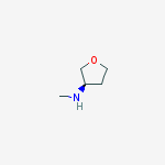 (3r)-n-methyloxolan-3-amine结构式