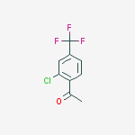 Structure of 1-(2-Chloro-4-(trifluoromethyl)phenyl)ethanone