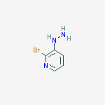 Structure of 1-(2-bromopyridin-3-yl)hydrazine