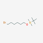 Structure of (6-BROMOHEXYLOXY)-TERT-BUTYLDIMETHYL-