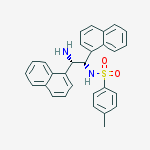 Structure of (1S,2S)-N-p-Tosyl-1,2-di(1-naphthyl)ethylenediamine