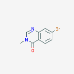 7-bromo-3-methylquinazolin-4(3H)-one结构式