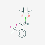 Structure of 2-trifluoromethyl-trans-beta-styrylboronic acid pinacol ester