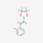 Structure of 2-methyl-beta-styrylboronic acid pinacoal ester